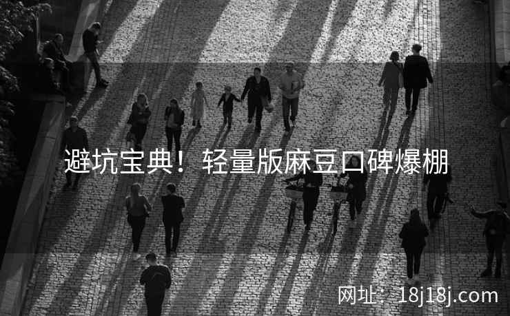 避坑宝典！轻量版麻豆口碑爆棚